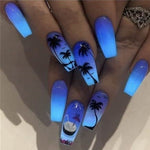 Autocollants Nail Art Palmiers