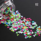 Paillettes Papillons pour Ongles