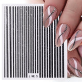 Stickers Nail Art Lignes