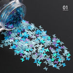 Paillettes Papillons pour Ongles