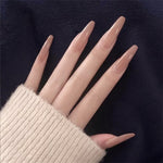 Faux Ongles Naturels Longs