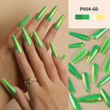 Faux Ongles Métalliques Longs